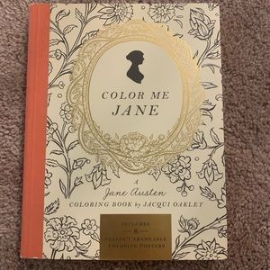 Unused Jane Austin Adult Coloring Book